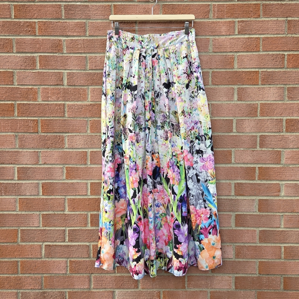 Anthropologie Rana Gill Firefleur Maxi Skirt Blogger Favorite Medium - Picture 4 of 7